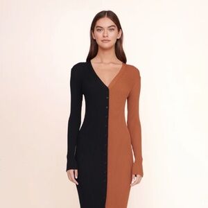 SHOKO SWEATER TAN BLACK